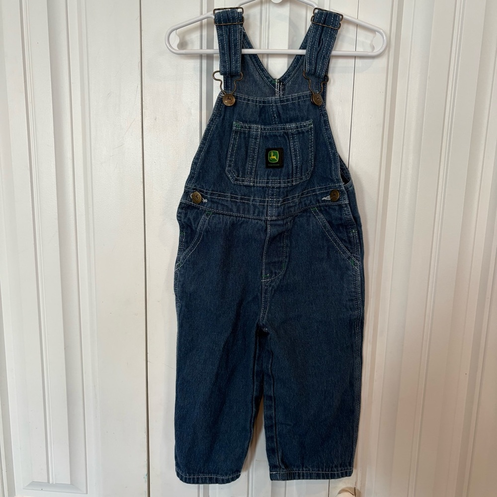 John Deere Denim Overalls Size 2T‎